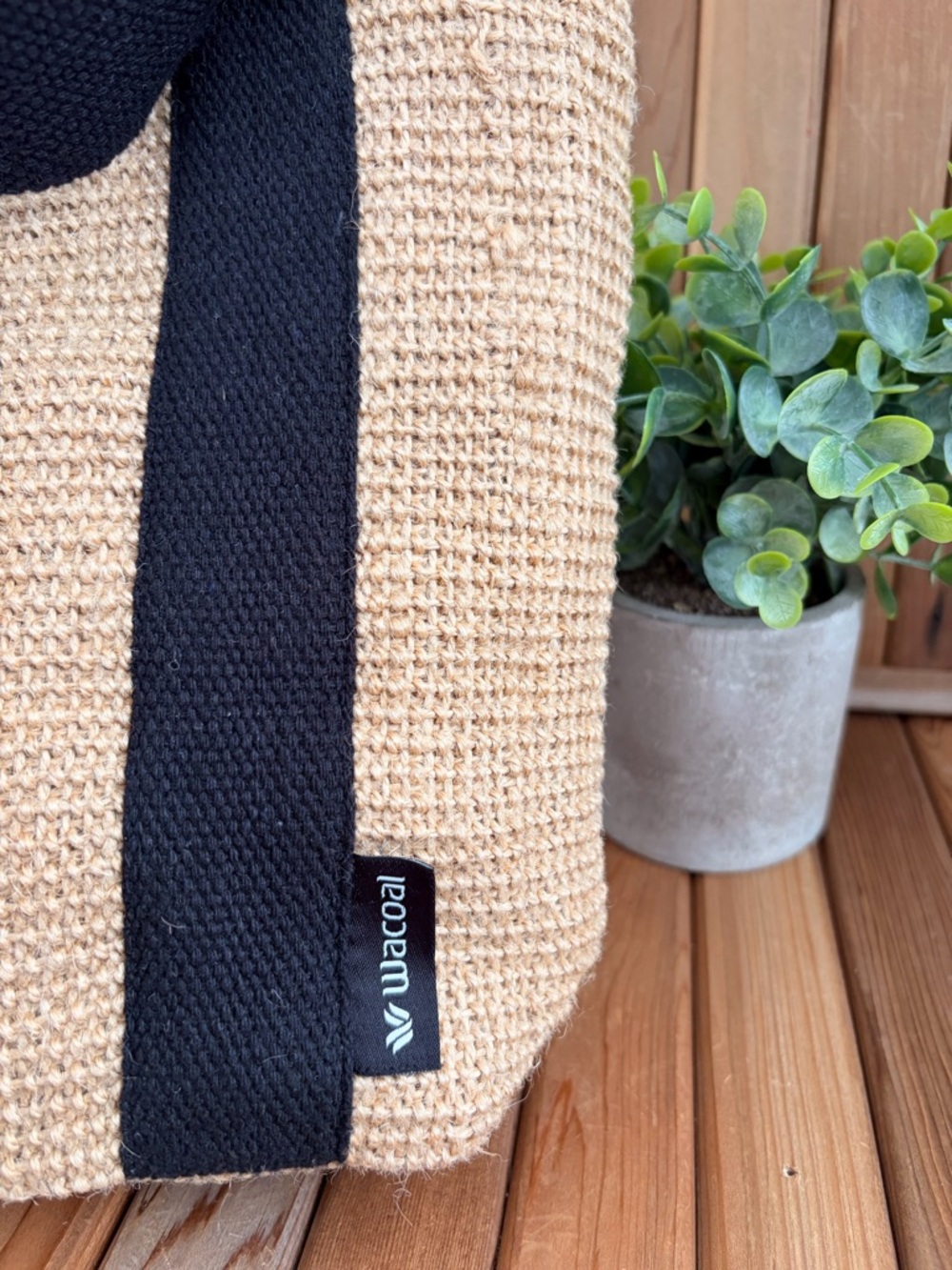 Wacoal Tote Bag and Wallet Set Natural Fibers Eco Minimalist - Picture 3 of 10